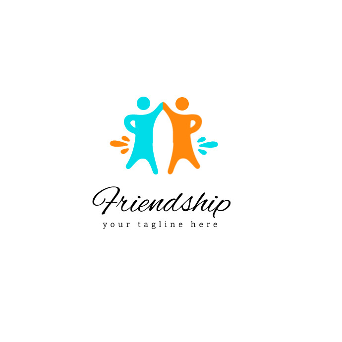 friendship day logo|best freinds logo template